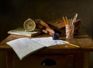 Bureau werk oud
